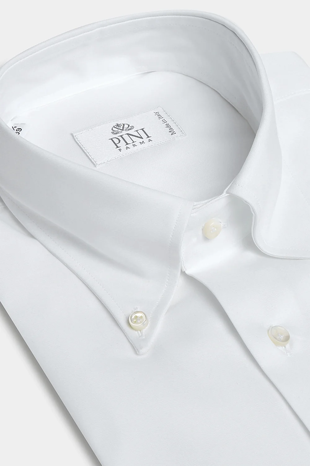 Button down white shirt ”Sartoriale collection”- Made In Italy - Image 3