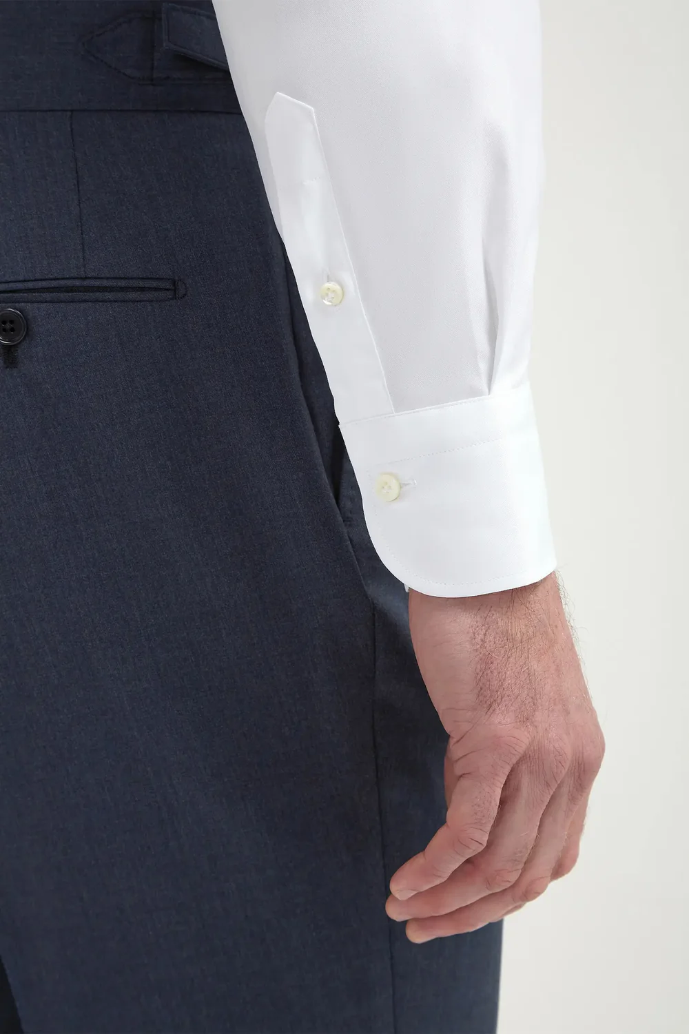 White Shirt ”Sartoriale collection”- Made In Italy - Image 3